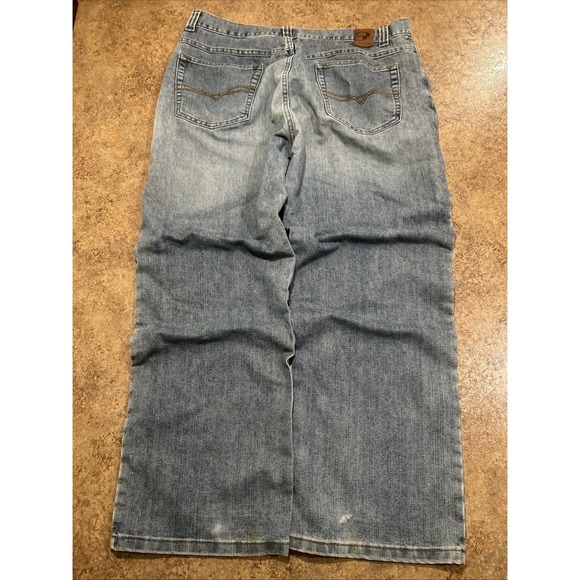 anchor blue Other - Vintage Y2k Anchor Blue Easy Jeans Baggy Wide Leg 38x30 Blue Skater Grunge